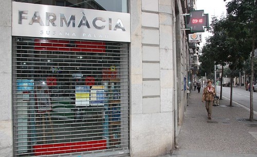 Una farmàcia del centre de Barcelona